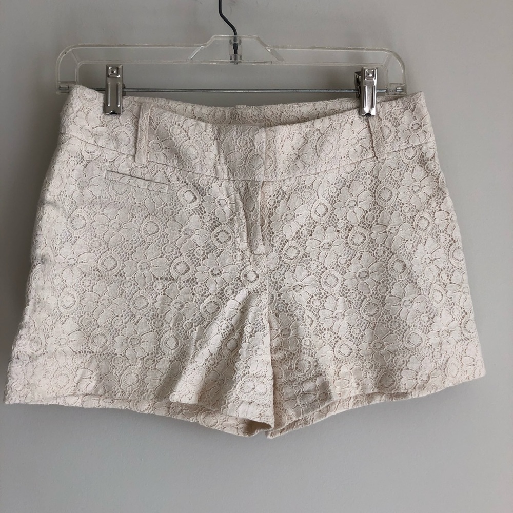 Loft lace chino short